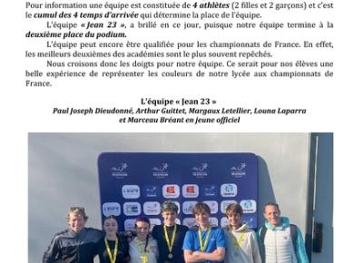 Championnat académiques de triathlon UNSS